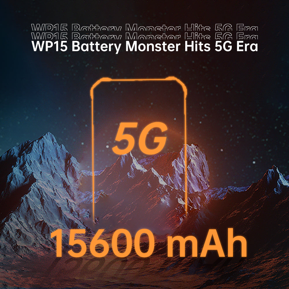 WP15 Battery Monster Hits 5G Era- 15600mAh 5G Rugged Phone is Coming ...
