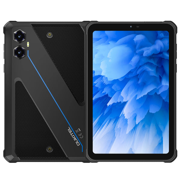 OUKITEL RT3 Plus 4G Rugged Tablet 8-inch 11000mAh Big Battery 16MP Camera Android 15 (4GB+128GB NFC)