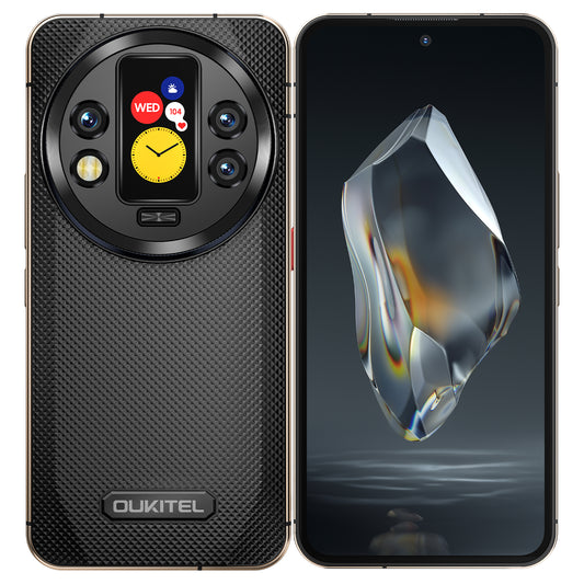Oukitel WP200 Pro - Das weltweit erste modulare, robuste Telefon mit abnehmbarem Ohrhörer/SmartWatch, AI-fähig, 5G, 6,7'' AMOLED-Display, 8800 mAh, Android 15 (24GB+ITB NFC)