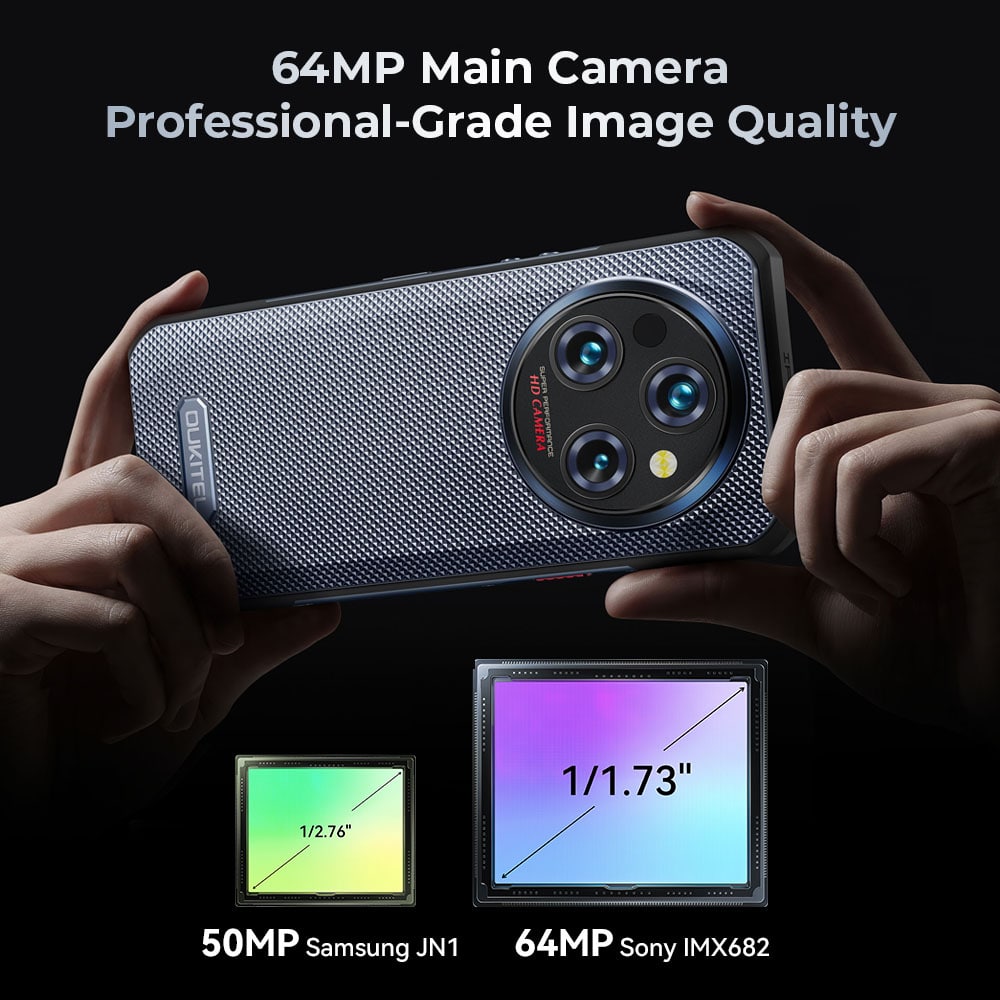 OUKITEL WP35 256gb 新品 Oukitel WP35 5G Robustes Telefon 11000mAh Akku 15mm Gehäuse