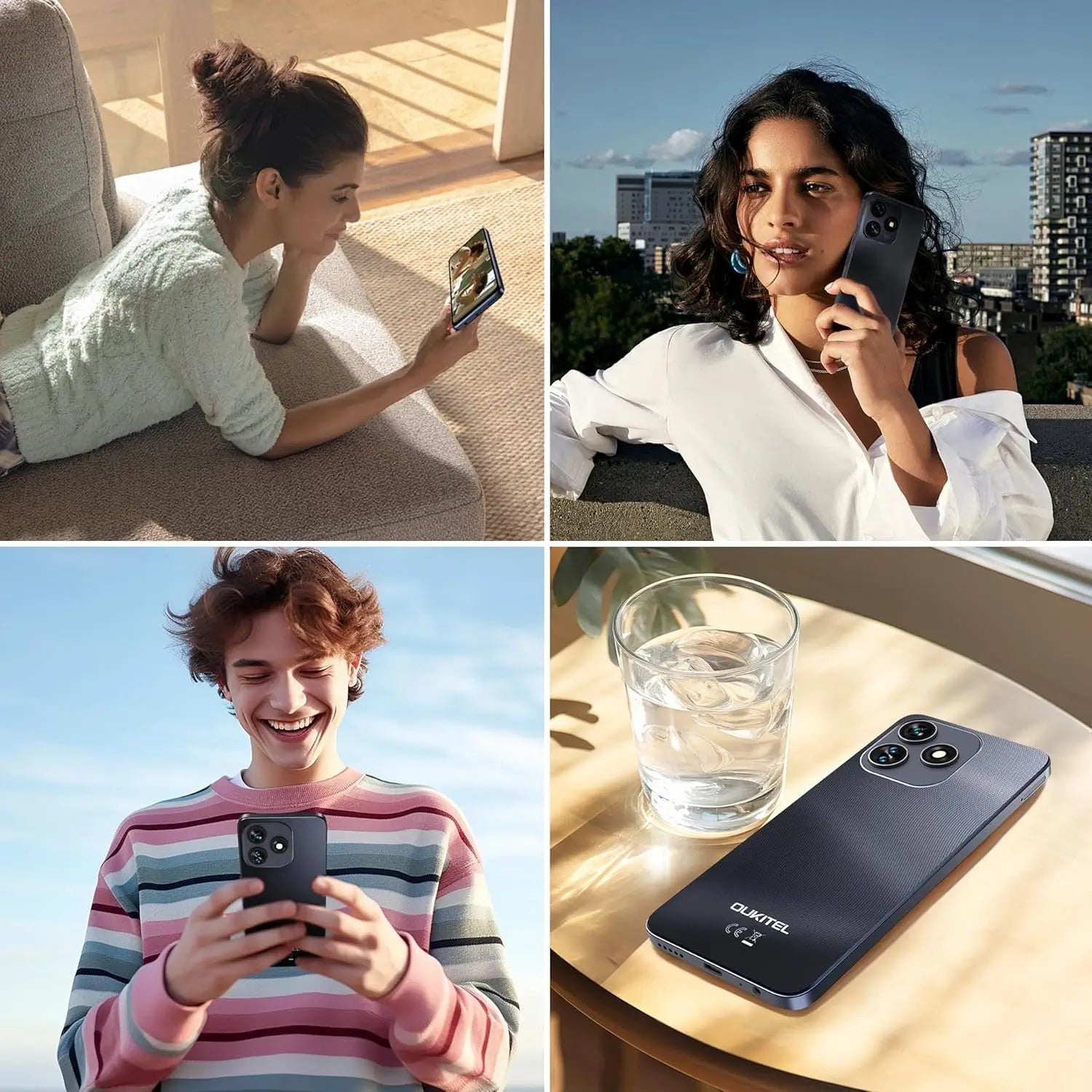 OUKITEL K15 Pro Smartphone – 10000 MAh Akku, 6,52" HD+, 6GB RAM, 128GB ROM, 18W Schnellladung, Android 11