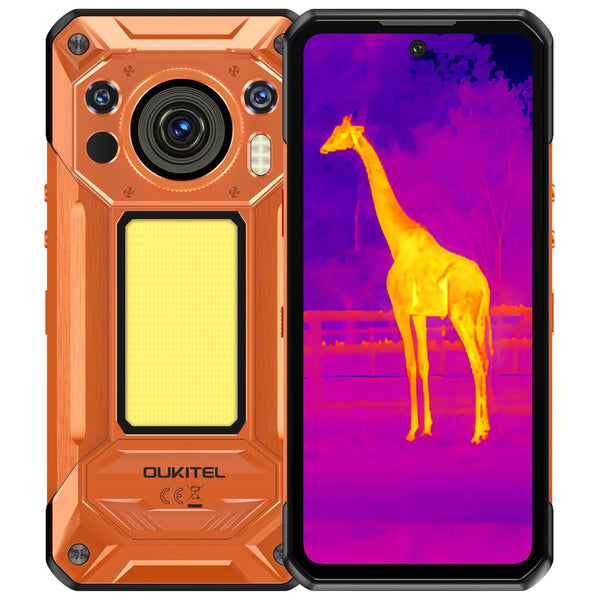 OUKITEL WP500 Ultra Thermal Imaging 5G Rugged Phone 6.78'' FHD+ Display 10,000mAh Big Battery 108MP Camera Android 16(12GB+1TB)