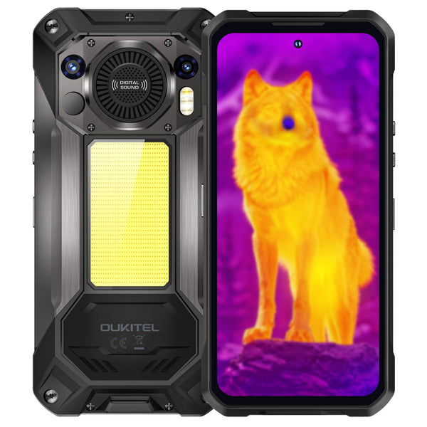 Oukitel WP61 Ultra 5G – robustes Smartphone mit Wärmebildkamera, 6,78-Zoll-HD+-Display, großem 20,000-mAh-Akku, 108-MP-Kamera und Android 16 (12 GB + 512 GB, NFC)