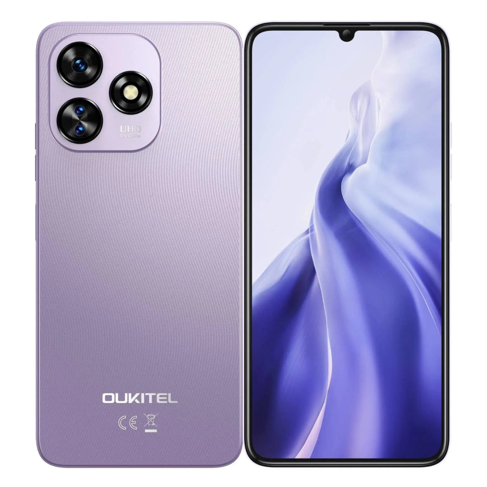 新品未開封 OUKITEL C51 18GB+128GB パープル Oukitel C51 5150mAh Akku 9mm Ultra-dünnes Gehäuse SmartPhone（18GB
