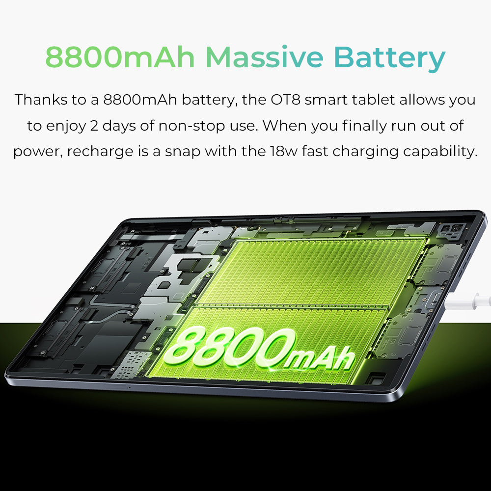 OUKITEL OT8 Smart-Tablet 11-Zoll 2K Display TÜV SÜD-zertifiziert 8800mAh großer Akku mit Stift (30GB+256GB) OUKITEL OT8 Smart-Tablet 11-Zoll 2K Display TÜV SÜD-zertifiziert 8800mAh großer Akku mit Stift (30GB+256GB)